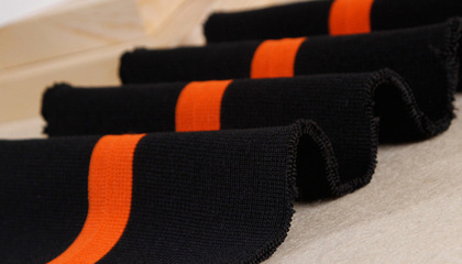 2014新款黑色夾克衫羽絨服橫機羅紋 廠家直銷，優質之選